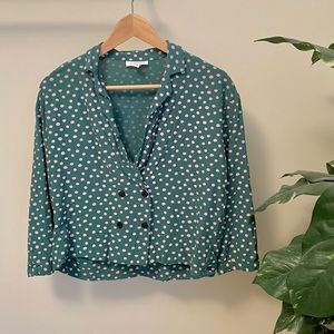 TOPSHOP Polka Dot Shirt